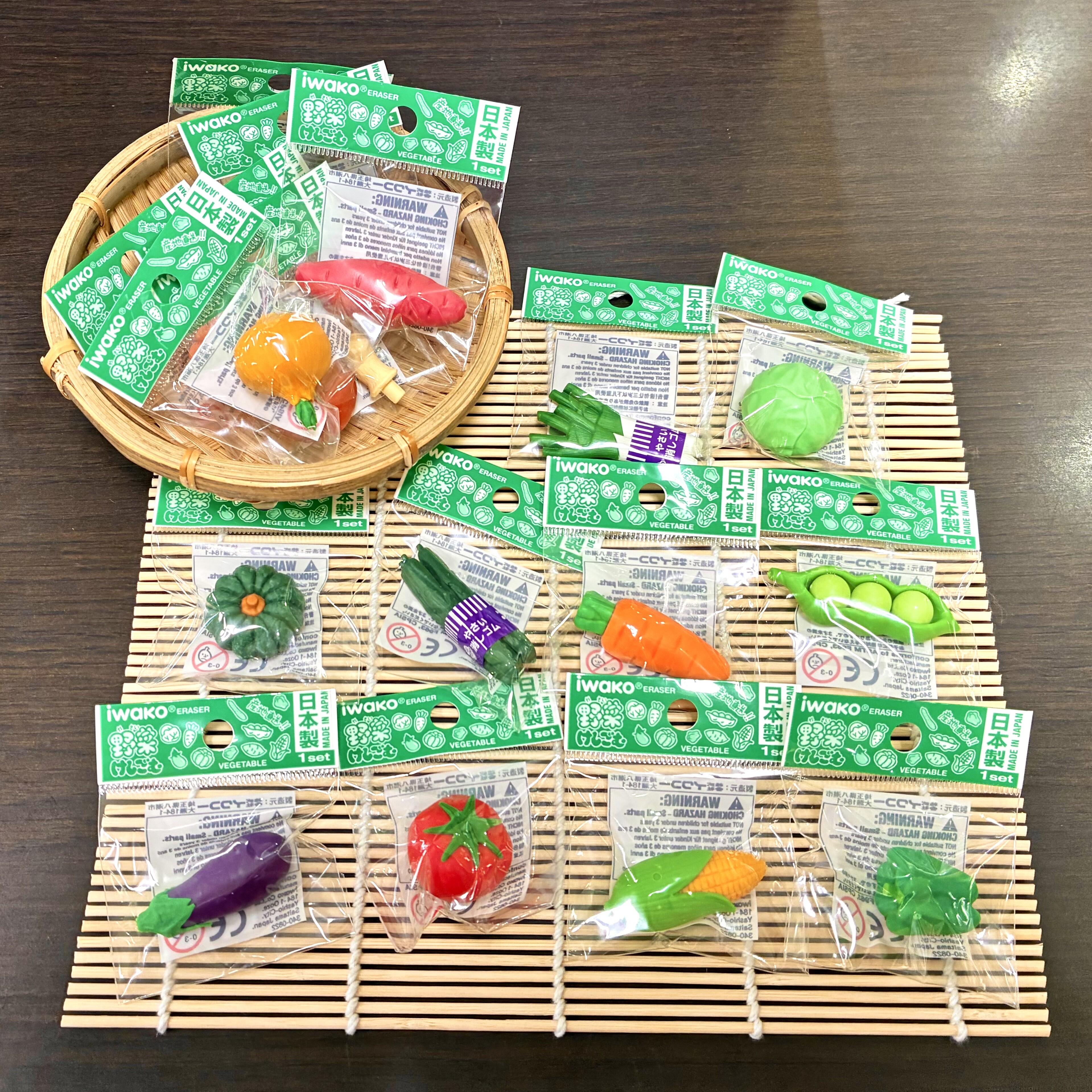 夏野菜！？🍅🍆🥒🌽消しゴム！ | ショップブログ | 日吉東急アベニュー