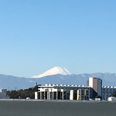 実は富士山見えるんです！！！