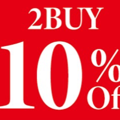 2BUY10%OFFは15日(月)までです！