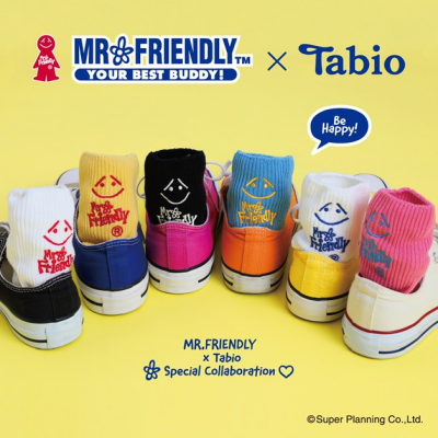 【MR.FRIENDLY×Tabio】コラボソックス