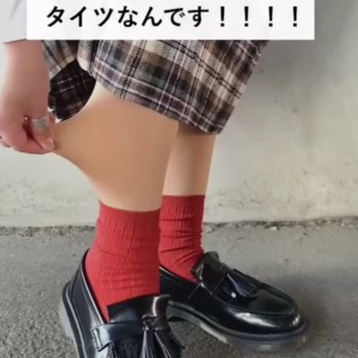 フェイクカラータイツのご紹介