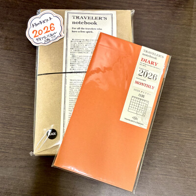 トラベラーズノート2026年リフィル入荷！