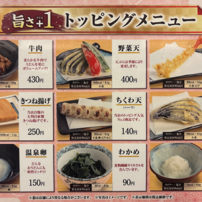 旨さ+1トッピングメニュー‼️