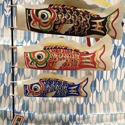 手すき和紙の鯉のぼり🎏