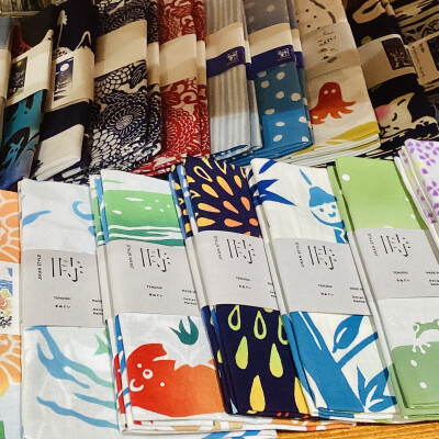 いろいろ使えて便利な手ぬぐい🧵