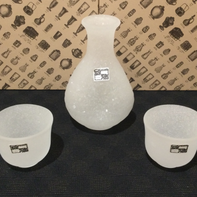 吹雪　酒器セット　廣田ガラス　★父の日プレゼントに★