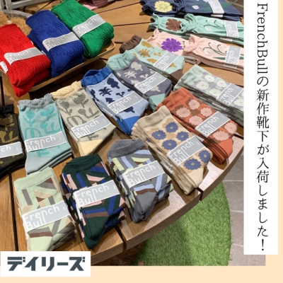 【新入荷】FrenchBullの新作靴下が、入荷いたしました☺︎