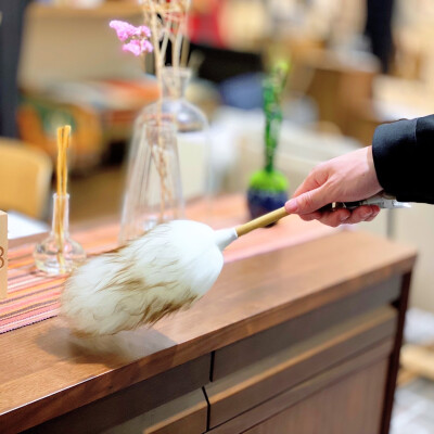 mi woollies の羊毛ダスター
