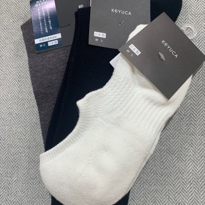 KEYUCAではメンズ向けの靴下も多数取り扱ってます！