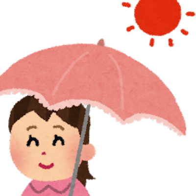 日傘の忘れ物が増えています！