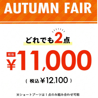 【Autumn fair🍁】2点11000円税込